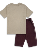 119 Beige & Brown Back