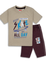 119 Beige & Brown Front