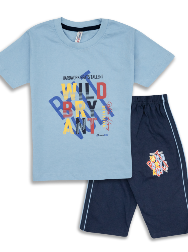 Kids T-Shirt (Blue & Navy)