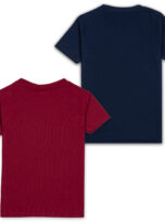 401 – 2 Pcs Red+NavyBlue Combo 1 back