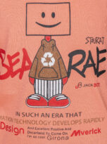 666-3-Coral+Black Print