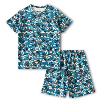 Boys & Girls Casual T-shirt Shorts (Blue)