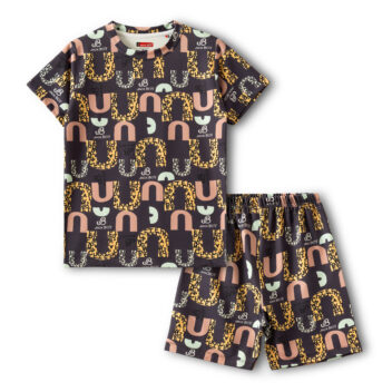 Boys & Girls Casual T-shirt Shorts (Purple)