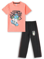 121-Coral+Black Front