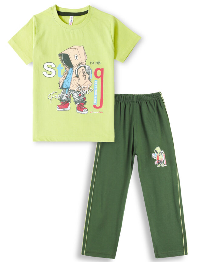 Kids T-Shirt (Lgreen+Dgreen)