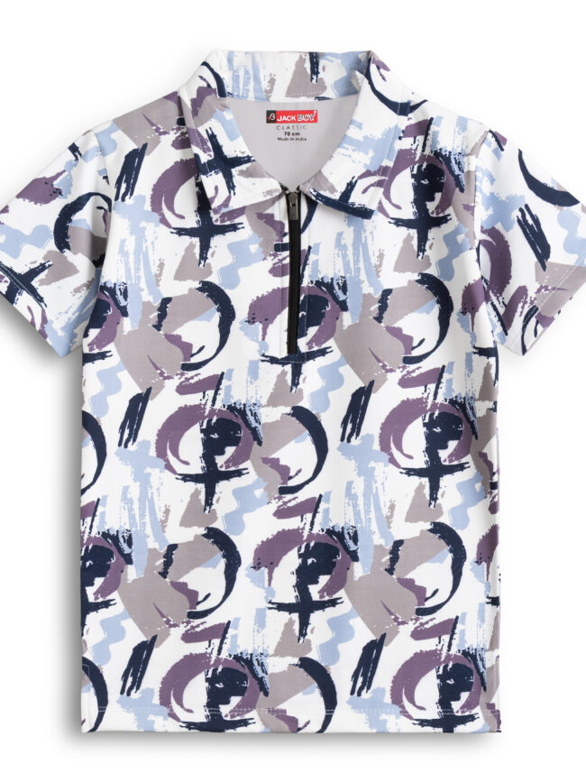 Kids T-Shirt (Navy Violet)